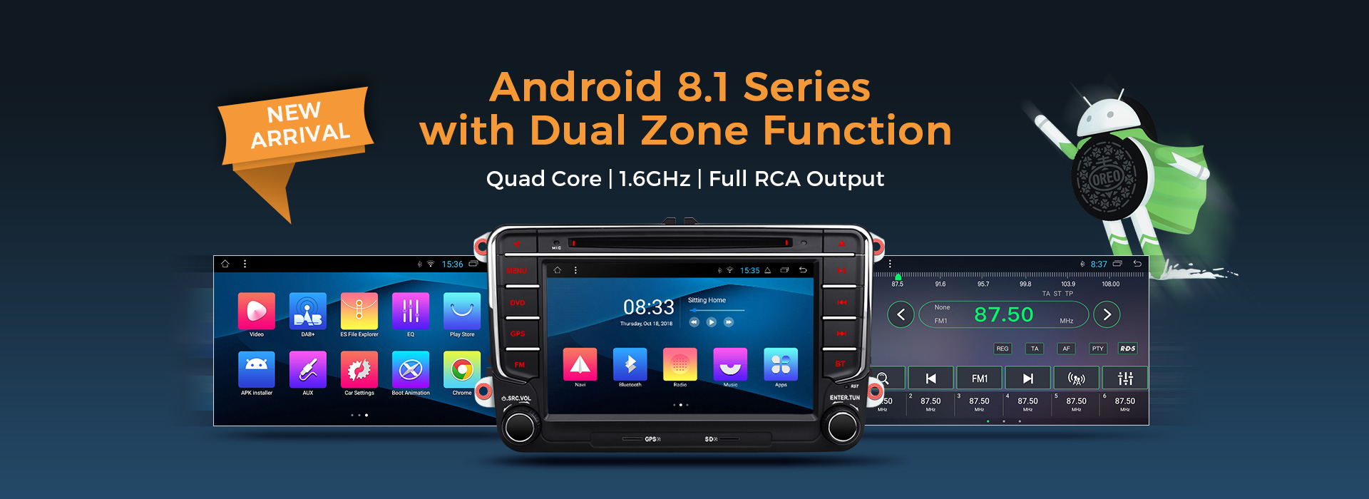 android 8.1 car stereos